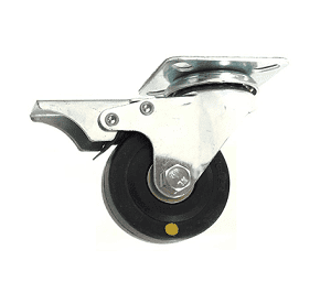 221 Series - Black Conductive (ESD) & Grey Poly urethane (PU) Top Plate Castors 221 Series - Black Conductive (ESD) & Grey Poly urethane (PU) Top Plate Castors