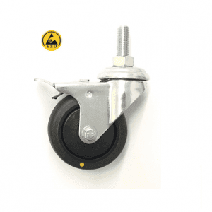 370 Series - Black Conductive (ESD) Bole Hole Castors 370 Series - Black Conductive (ESD) Bole Hole Castors