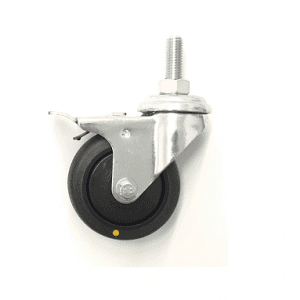 370 Series - Black Conductive (ESD) & Grey Thermoplastic Rubber (TPR) Bole Hole Castors 370 Series - Black Conductive (ESD) & Grey Thermoplastic Rubber (TPR) Bole Hole Castors