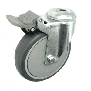 377 SERIES - POLY URETHANE (ETHER PU) BOLE HOLE CASTORS 377 SERIES - POLY URETHANE (ETHER PU) BOLE HOLE CASTORS