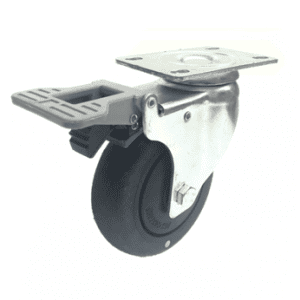 433 Series - Black Conductive (ESD) Top Plate Castors 433 Series - Black Conductive (ESD) Top Plate Castors