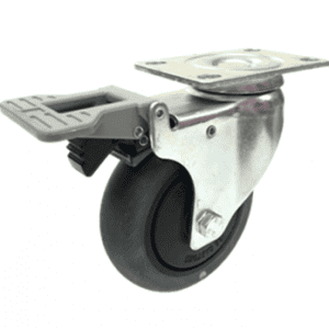 433 Series - Grey Conductive (ESD) Top Plate Castors 433 Series - Grey Conductive (ESD) Top Plate Castors