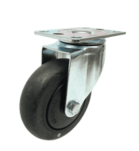 411 Series - Black Conductive (ESD) Top Plate Castors 411 Series - Black Conductive (ESD) Top Plate Castors